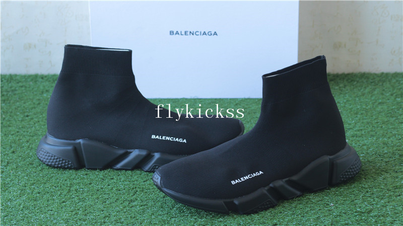 Balenciaga Speed Trainer white with Black White Sole